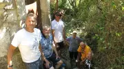 Font Saint-Martin sauvée par le débroussaillage dans le bois des Lens