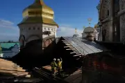 Frappes russes sur la cathédrale de Kiev : l'Unesco déplore 536 sites endommagés