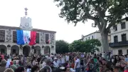Fête nationale à Bessan : danse du soufflet et élection de Miss Bessan