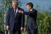 G7 : Trump vante son super accord, Macron défend son agenda