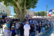 Hommage républicain à Dominique Lain, maire du Luc, décédé à 61 ans