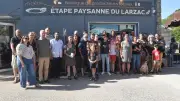 Inauguration de la boutique paysanne du Larzac au Caylar