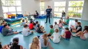 Initiation aux premiers secours à l'école Jules-Ferry de Sérignan