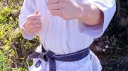 Jimmy Salel promu 2e dan de karaté à Creissels