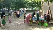 Kermesse unifiée des écoles à Anduze : jeux, clown et repas partagé