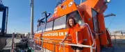 Léa Daubelcour, première femme équipière SNSM à Sète