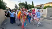 La fête votive se poursuit avec la grande pégoulade à Garons