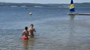 Lac de Naussac : plébiscité pendant la canicule, baignades et sports nautiques