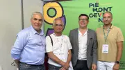 Le maire de Logrian-Florian au salon des maires à Nîmes