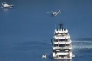 Le mégayacht Ulysses de 102 mètres fait escale à Villefranche-sur-Mer