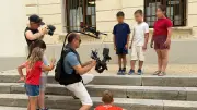 Les CE1 de l'école Simone-Veil tournent un film sur le 11-Novembre