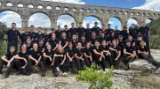 Les élèves de Beaucaire découvrent les métiers de la défense au pont du Gard