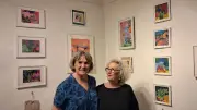 Éliane Atger expose ses œuvres joyeuses à l'épicerie Chez Mialet