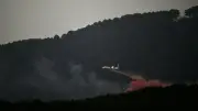 Massif des Salles-du-Gardon ravagé par un incendie probablement dû à la foudre