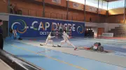 Naël Chabert vice-champion régional d'escrime pour la 2e année