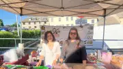 Nouveau stand thaïlandais au marché d'Aumont-Aubrac