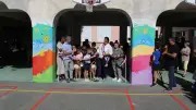 Nouveaux équipements et fresque inaugurés à l'école Jean-Jaurès