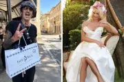 Pamela Anderson et Tommy Lee à Saint-Tropez pour le mariage de leur fils