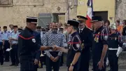 Passation de commandement au centre de secours de Loupian