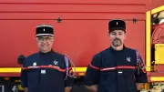 Passation de commandement au centre de secours de Serverette