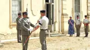 Passation de commandement à l'Ece du 503e RT au château d'Espeyran
