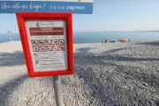 Plage du Grand large à Cagnes-sur-Mer : baignade de nouveau autorisée