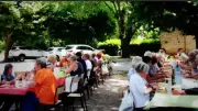 Première Fête des voisins réussie à Robiac-Rochessadoule