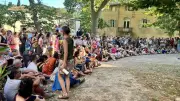 Près de 400 spectateurs conquis par la magie d'Obaké à Villeneuvette