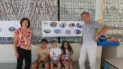 Soirée citoyenneté à Aubais : les enfants guident l'expo biodiversité