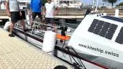 Trois sexagénaires suisses veulent traverser l'Atlantique à la rame et au kite