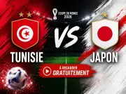 Tunisie-Japon : chaînes TV pour regarder le match
