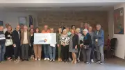 Un chèque de 10 216 € remis à la Ligue contre le cancer à Lespignan