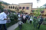 Un palmier australien planté à Menton pour les 150 ans du jardin Val Rahmeh