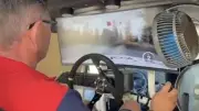 Un simulateur de rallye attire les foules au col de la Baraque