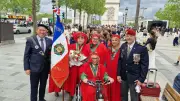 Une Bouillarguaise ravive la Flamme sous l'Arc de Triomphe