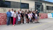 Une fresque collective inaugurée à l'école Marcel Pagnol de Castries