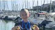 Zoé Journel, 12 ans, championne de France de gymnastique