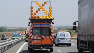 Accident sur l'A9 près de Montpellier : deux blessés légers après un endormissement