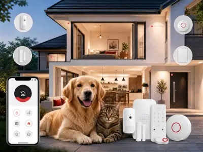 Alarme compatible animaux : choisir avec un chien ou un chat en 2026