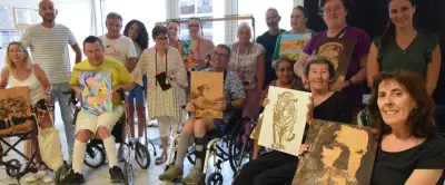 Art sans handicap : l'exposition du Cré'atelier du GIHP de Sète à Frontignan
