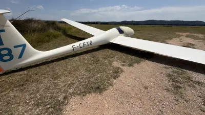 Baptême de l'air en planeur au-dessus du Grand Avignon