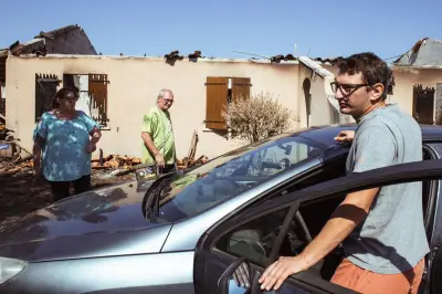 À Biscarrosse, le retour des habitants dans un quartier ravagé par le feu