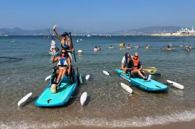 Cannes acquiert un paddle adapté pour sa handiplage