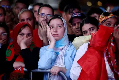 À Casablanca, la tristesse des supporters marocains après la défaite face aux Bleus