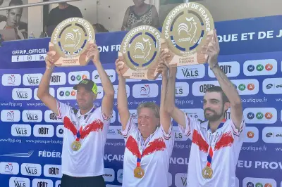 Catherine Jeanroy sacrée championne de France de pétanque à Nice