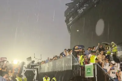 Concert de Bad Bunny à Milan interrompu par un violent orage de grêle