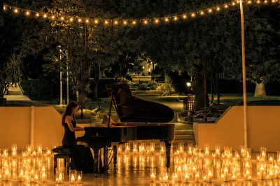 Concert de piano gratuit illuminé par 2000 bougies au Cannet