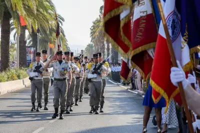 Défilé du 14-Juillet à Fréjus : militaires et secours acclamés