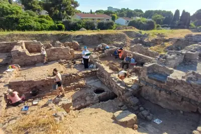 Fouille archéologique inédite au sanctuaire d'Aphrodite à Olbia (Hyères)