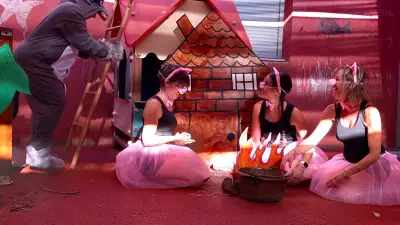 Gallargues : spectacle des Trois Petits Cochons pour finir l'année à la crèche